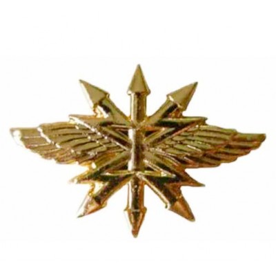 Эмблема Войска связи нового образца золото