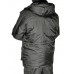 Куртка мужская "Охрана" зимняя  черная удлиненная